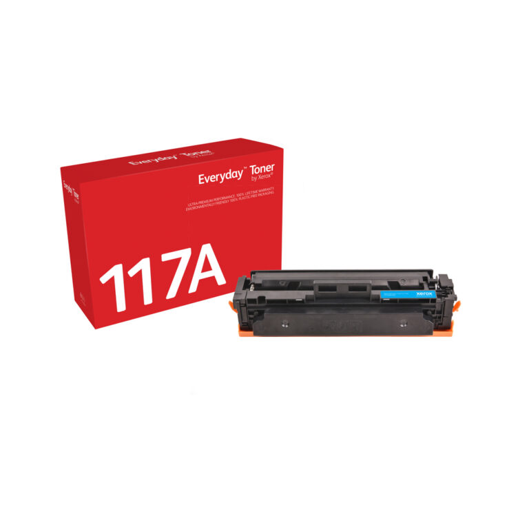 Everyday™ Cyan Toner by Xerox compatible with HP 117A (W2071A), Standard capacity