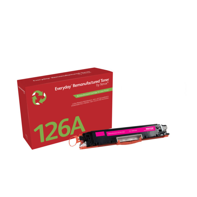 Everyday™ Magenta Remanufactured Toner by Xerox compatible with HP 126A (CE313A), Standard capacity