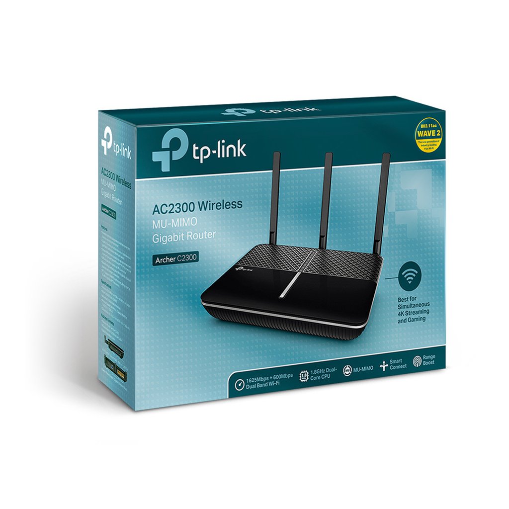 TP-Link Archer C2300 wireless router Gigabit Ethernet Dual-band (2.4 GHz / 5 GHz) Black - Image 4