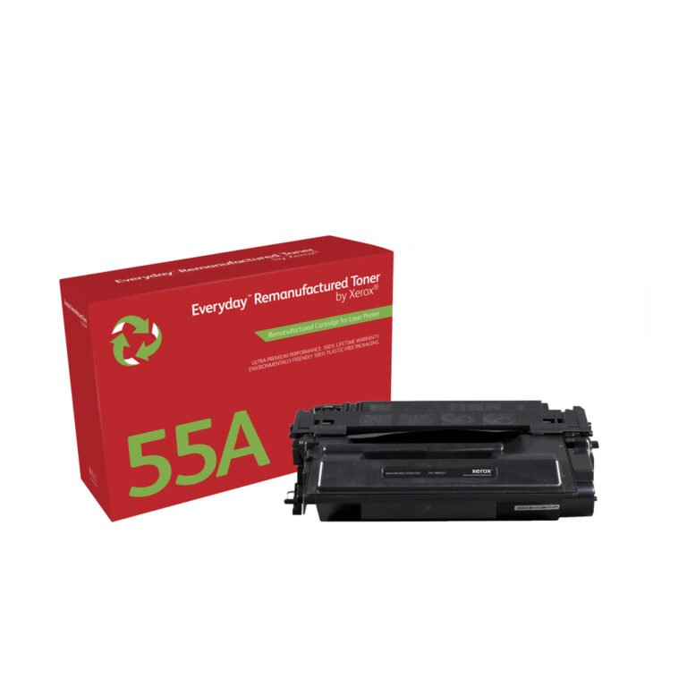 Everyday™ Mono Remanufactured Toner by Xerox compatible with HP 55A (CE255A), Standard capacity