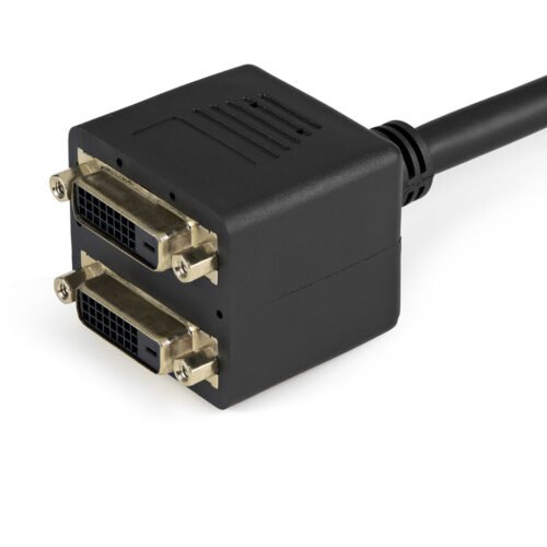 StarTech.com 30cm (1 ft) DVI-D to 2x DVI-D Digital Video Splitter Cable - M/F~1 ft DVI-D to 2x DVI-D Digital Video Splitter Cab - Image 3