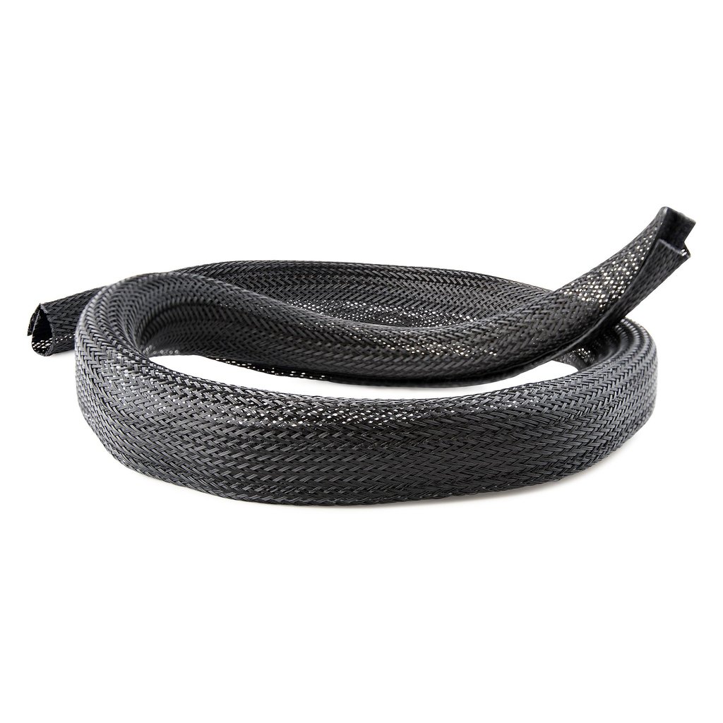 StarTech.com 10ft (3m) Cable Management Sleeve, Trimmable Heavy Duty Cable Wrap, 1.2" (3cm) Dia. Polyester Mesh Computer Cable - Image 7