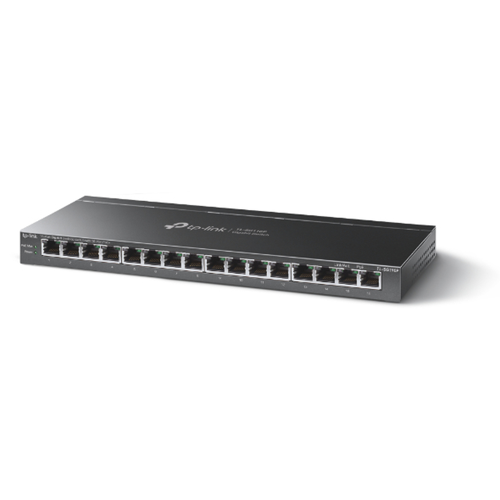 TP-Link 16-Port Gigabit Desktop Switch with 16-Port PoE+ - Image 2