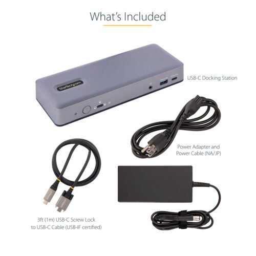 StarTech.com DK31C3MNCRUE laptop dock/port replicator Wired USB 3.2 Gen 2 (3.1 Gen 2) Type-C - Image 5