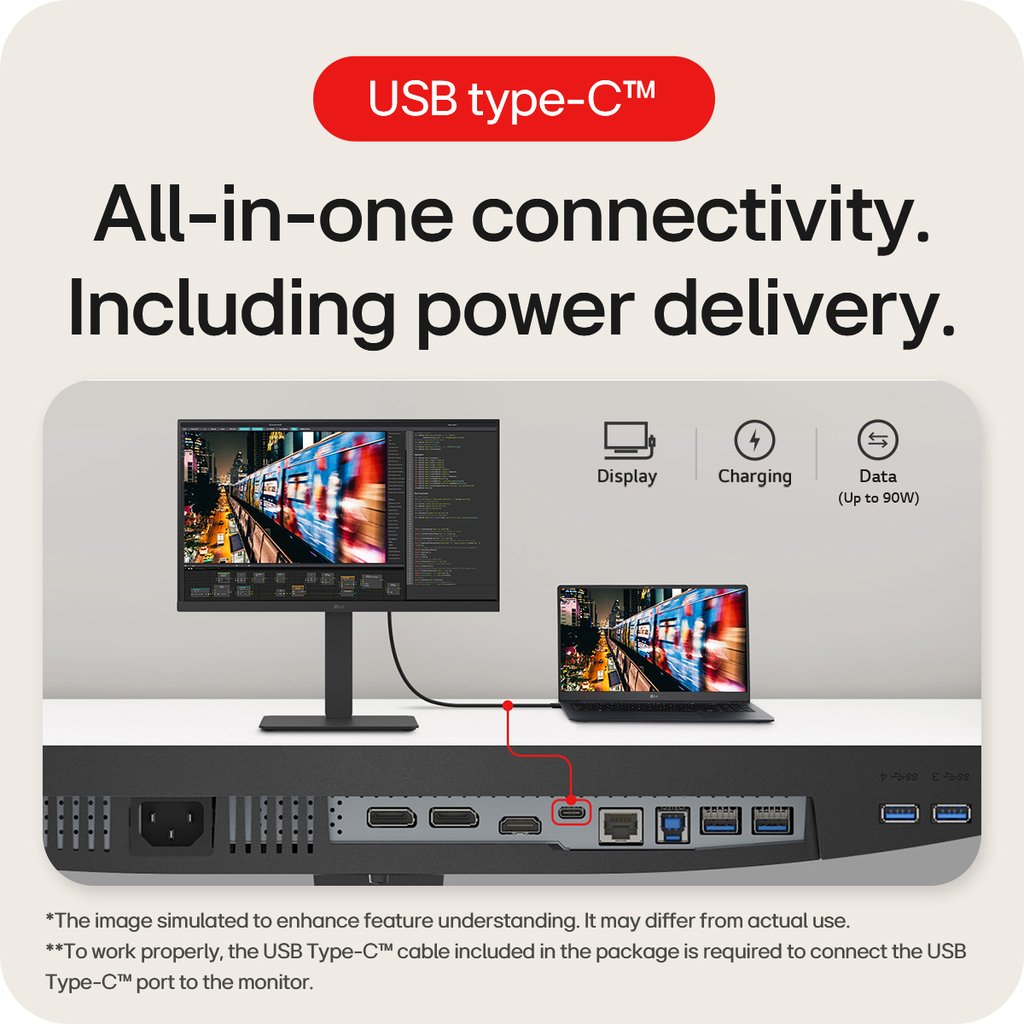 LG 24BA850-B.AEK computer monitor 60.5 cm (23.8") 1920 x 1080 pixels Full HD Black - Image 14