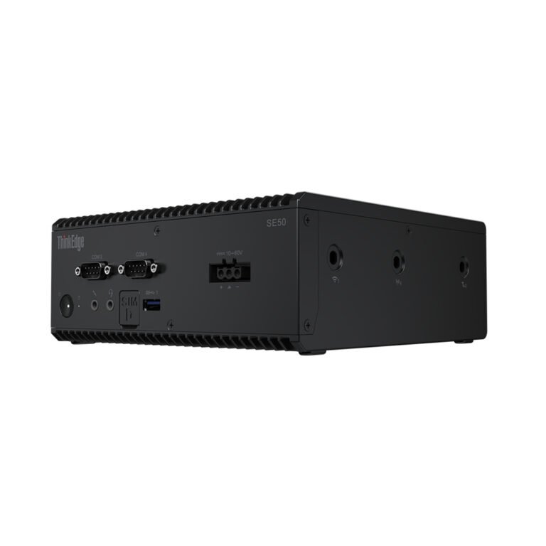 Lenovo ThinkEdge SE50 Intel® Core™ i5 i5-8365UE 16 GB DDR4-SDRAM 512 GB SSD Windows 10 IoT Enterprise Mini PC Black