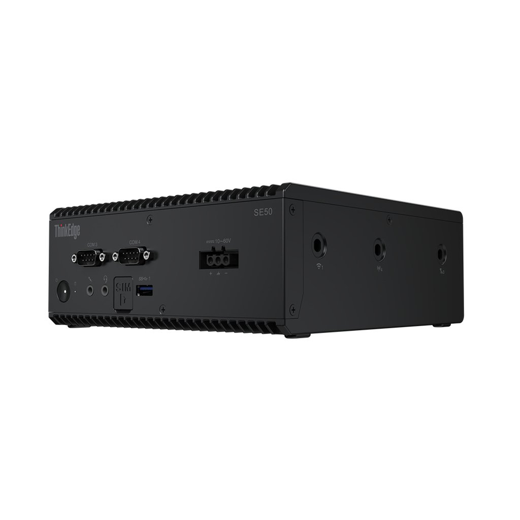 Lenovo ThinkEdge SE50 Intel® Core™ i5 i5-8365UE 16 GB DDR4-SDRAM 512 GB SSD Windows 10 IoT Enterprise Mini PC Black