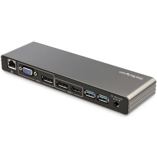StarTech.com Thunderbolt 3 Dock - Dual 4K 60Hz Monitor TB3 Laptop Docking Station with DisplayPort, HDMI & 1080p VGA - 85W Powe - Image 13