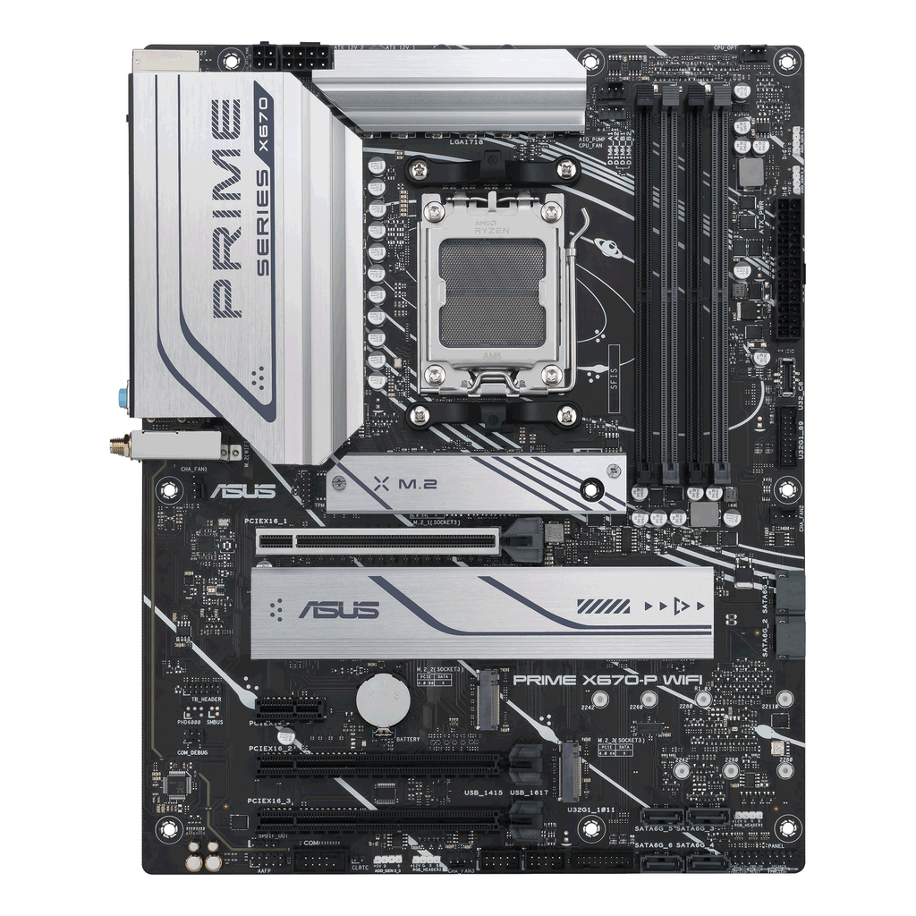 ASUS PRIME X670-P WIFI AMD X670 Socket AM5 ATX - Image 2
