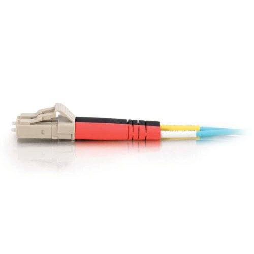 C2G 3m LC-LC 10Gb 50/125 OM3 Duplex Multimode PVC Fibre Optic Cable (LSZH) - Aqua - Image 4