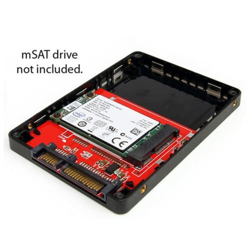 StarTech.com 2.5in SATA to Mini SATA SSD Adapter Enclosure - Image 2