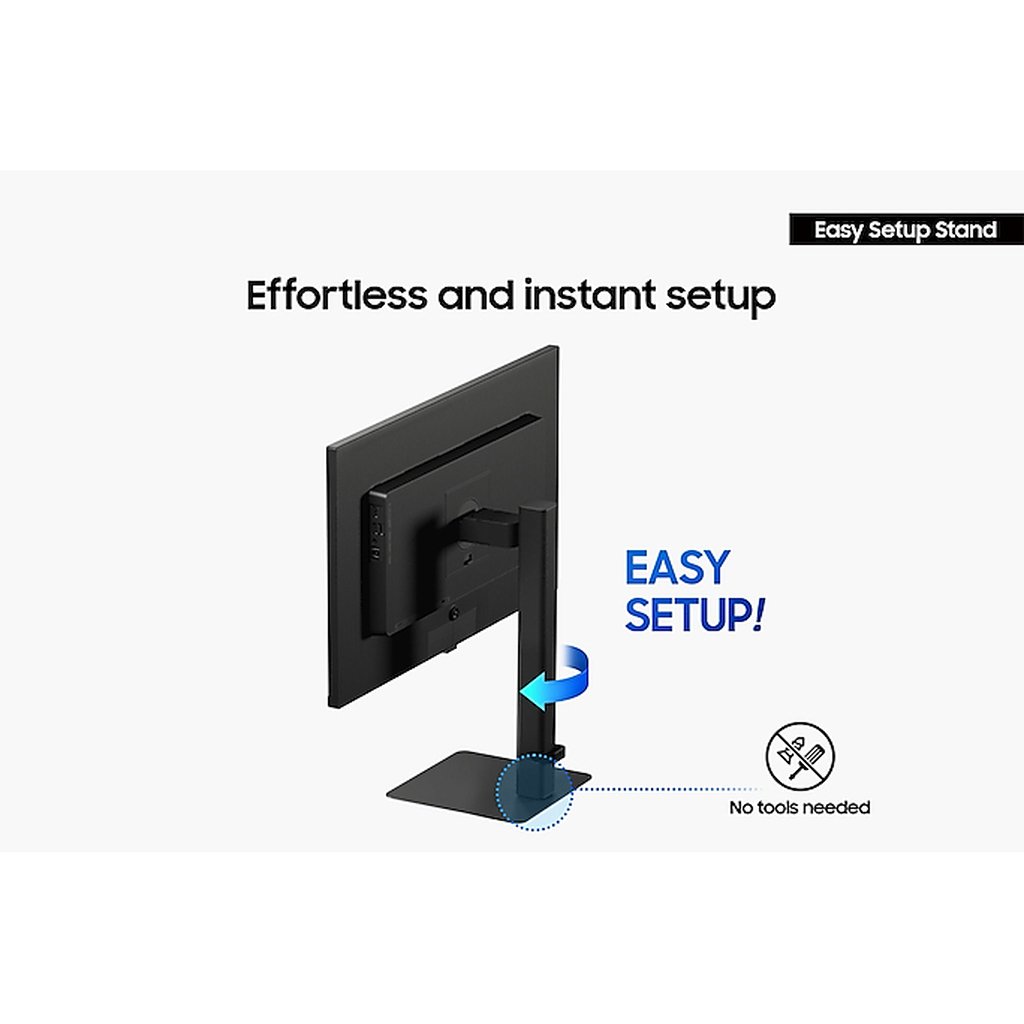 Samsung LS24D600UAU computer monitor 61 cm (24") 2560 x 1440 pixels Quad HD LCD Black - Image 8