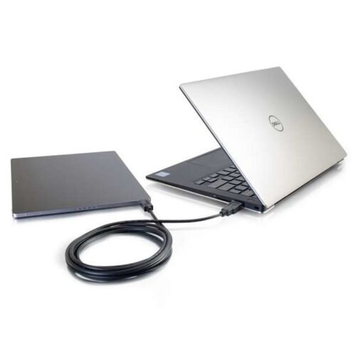 C2G 3m USB 2.0 USB Type C to USB A Cable M/M – USB C Cable Black - Image 2