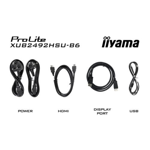 iiyama 24” IPS technology panel with height adjustable stand and 100Hz refresh rate - Image 9