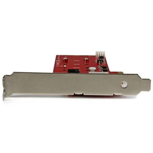 StarTech.com 2x M.2 NGFF SSD RAID Controller Card plus 2x SATA III Ports - PCIe - Image 2