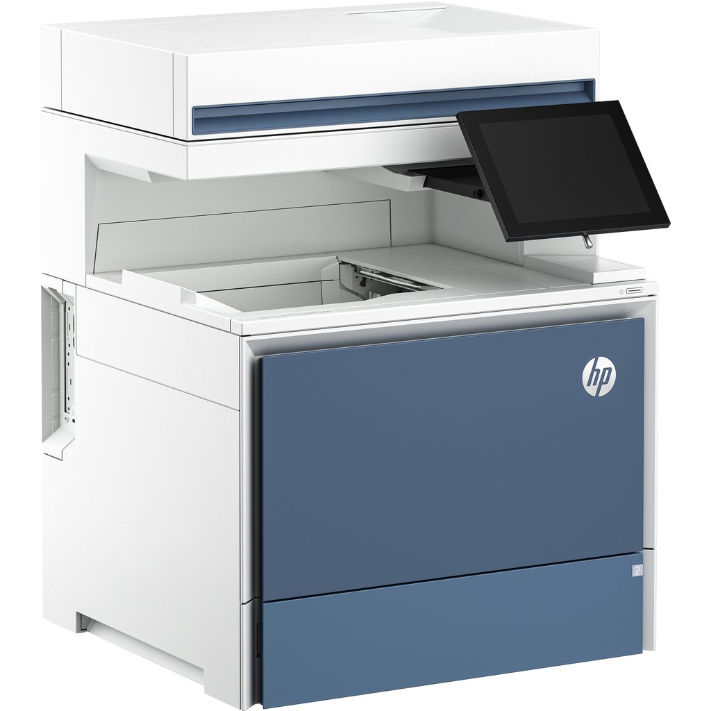 HP Color LaserJet Enterprise Flow MFP 6801zfsw Printer, Print, copy, scan, fax, Flow; Touchscreen; Stapling; TerraJet cartridge - Image 2