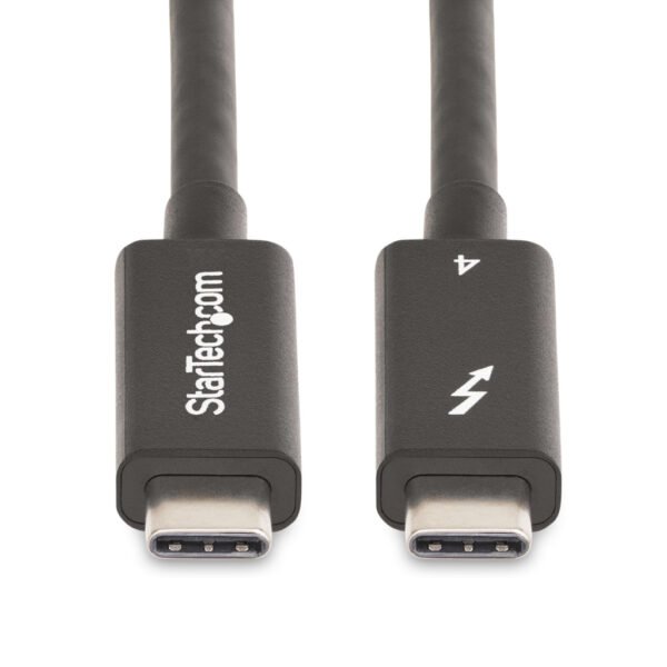StarTech.com 6ft (2m) Active Thunderbolt 4 Cable, 40Gbps, 100W Power Delivery, 4K/8K Video, Intel-Certified Thunderbolt Cable - - Image 6