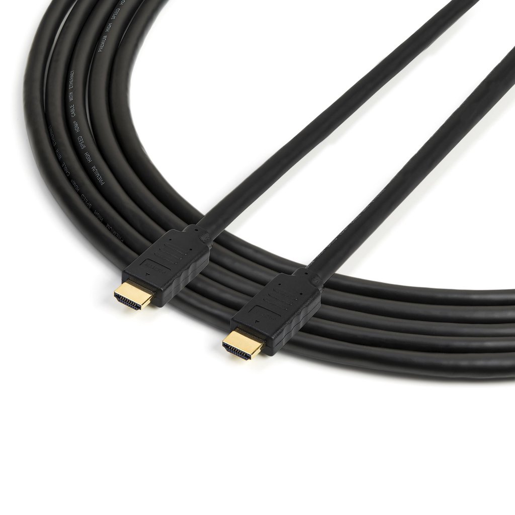 StarTech.com 15ft (5m) Premium Certified HDMI 2.0 Cable with Ethernet - High Speed Ultra HD 4K 60Hz HDMI Cable HDR10 - Long HDM - Image 2