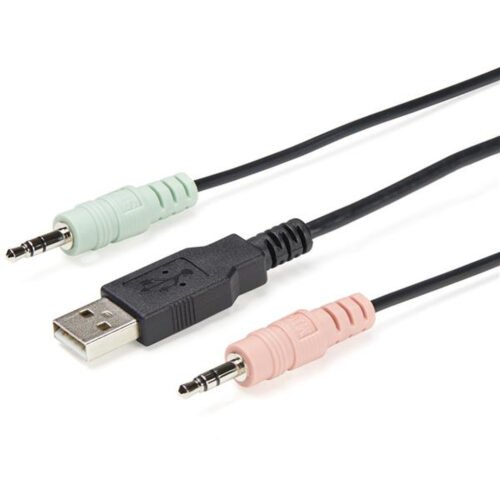 StarTech.com 2 Port DisplayPort KVM Switch - 4K 60Hz - Compact Dual Port UHD DP 1.2 USB Desktop KVM Switch with 4ft Cables & Au - Image 7