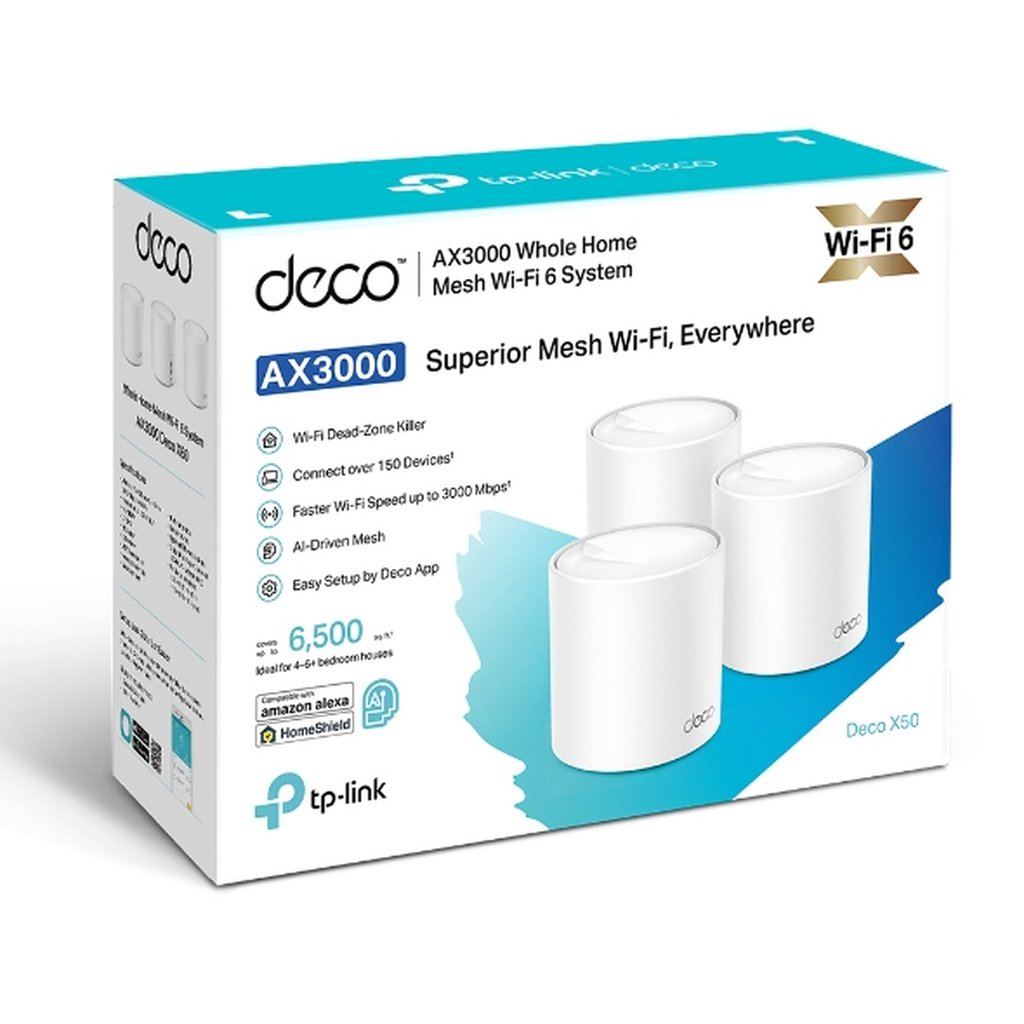 TP-Link AX3000 Whole Home Mesh WiFi 6 System, 3-Pack - Image 8