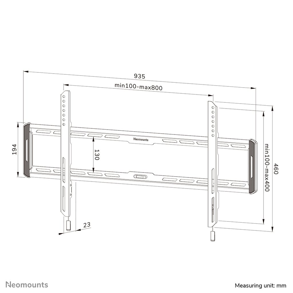 Neomounts WL30-550BL18 TV mount wall 43-86" - ultra-flat - easy install - Image 16