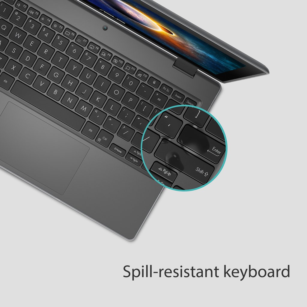 ASUS BR1100F-CDXA-3Y Intel® Celeron® N N4500 Hybrid (2-in-1) 29.5 cm (11.6") Touchscreen HD 4 GB DDR4-SDRAM 128 GB eM - Image 8