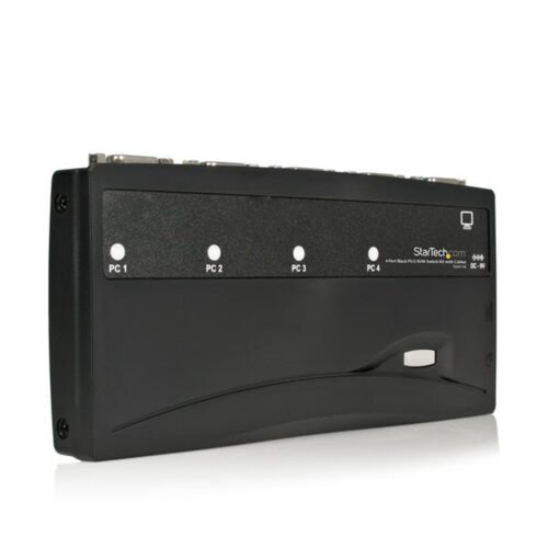 StarTech.com 4 Port Black PS/2 KVM Switch Kit with Cables - Image 2