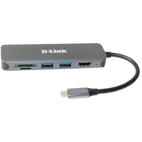 D-Link 6-in-1 USB-C Hub with HDMI/Card Reader/Power Delivery - Image 2