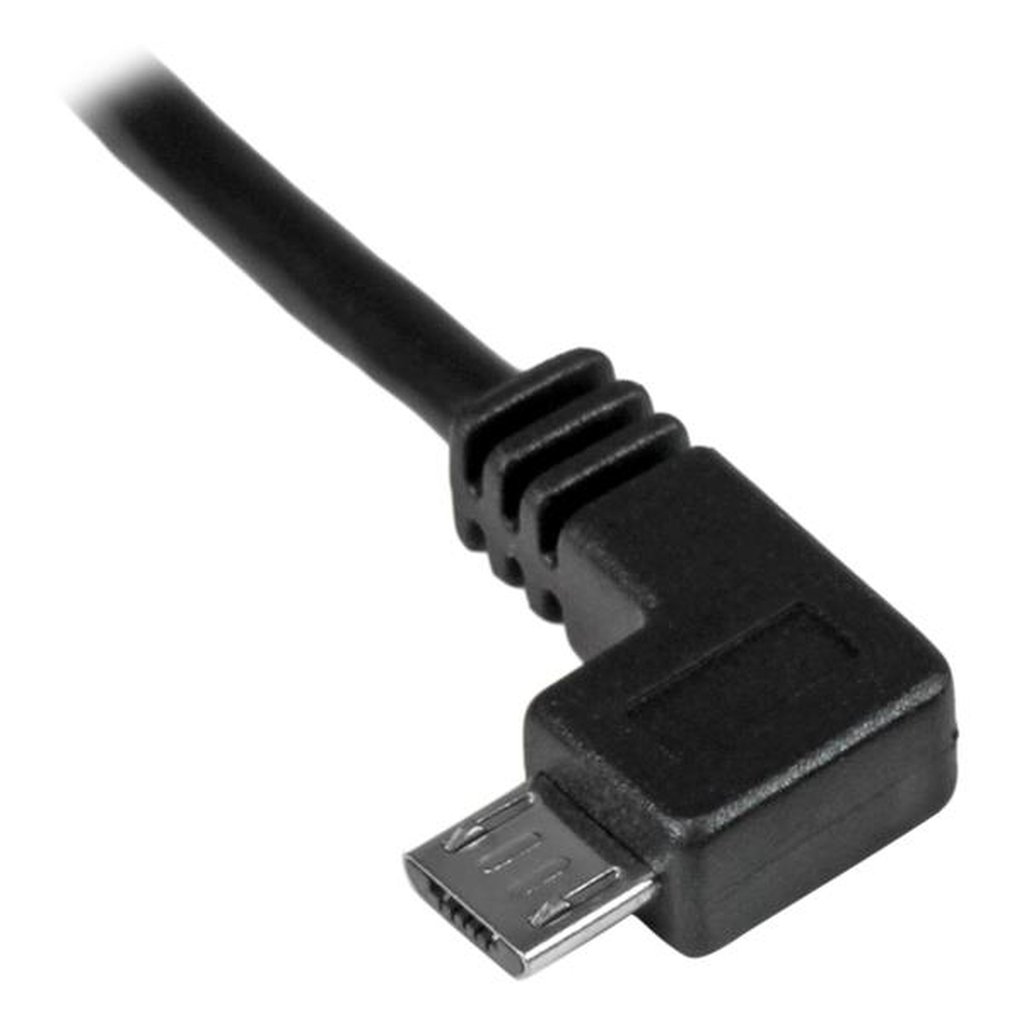 StarTech.com Micro-USB Charge-and-Sync Cable M/M - Left-Angle Micro-USB - 30/24 AWG - 1 m (3 ft.) - Image 4
