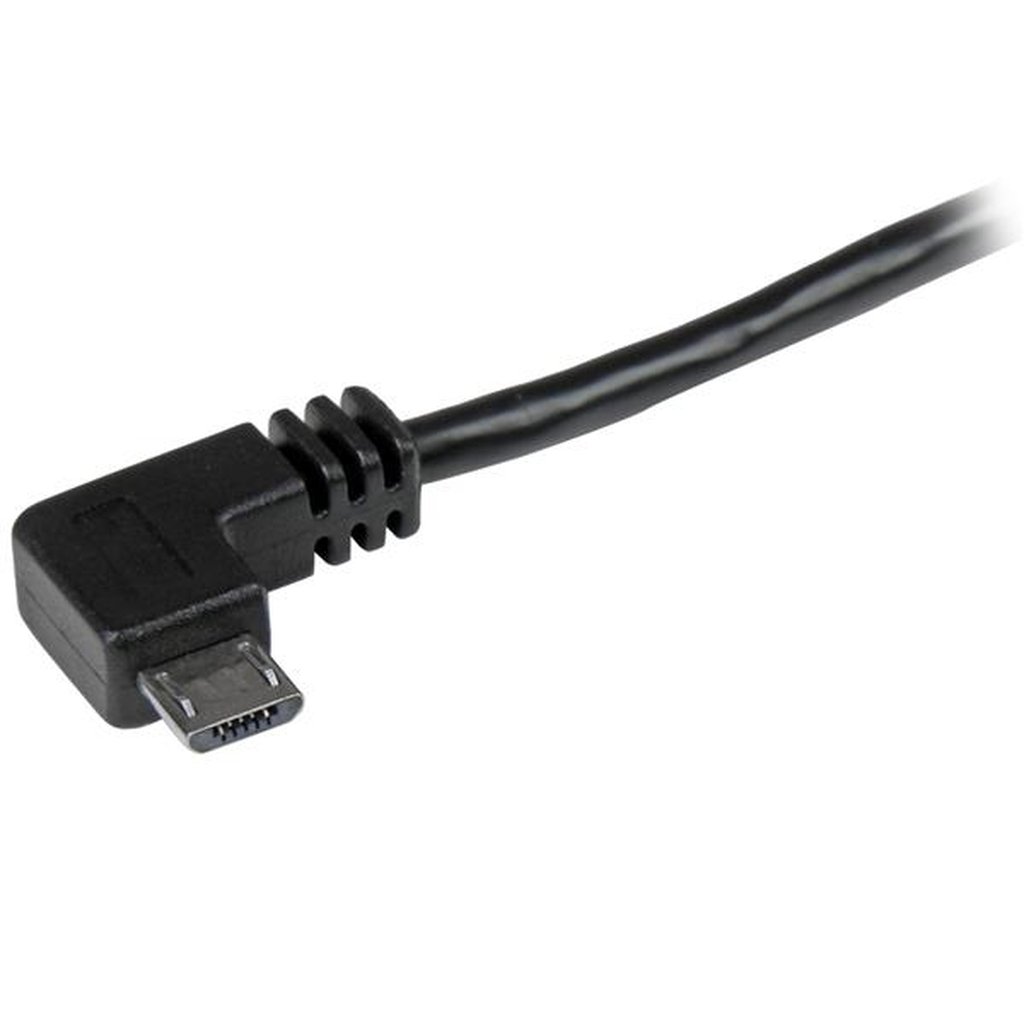 StarTech.com Micro-USB Cable with Right-Angled Connectors - M/M - 1m (3ft) - Image 2