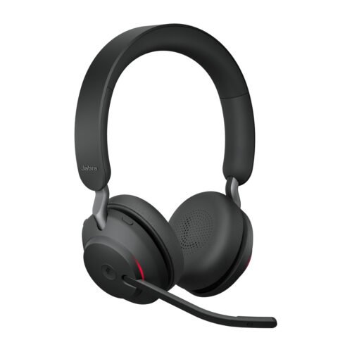 Jabra Evolve2 65 USB-C Black MS Chrg stand Stereo - Image 4