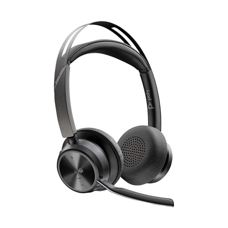 Poly Voyager Focus 2 Microsoft Teams Certified USB-C-C Headset +USB-C/A Adapter