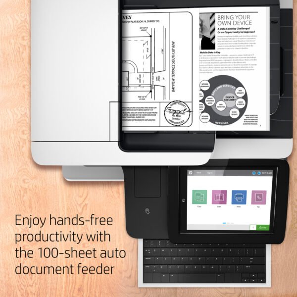 HP LaserJet Enterprise Flow MFP M528z - Image 12