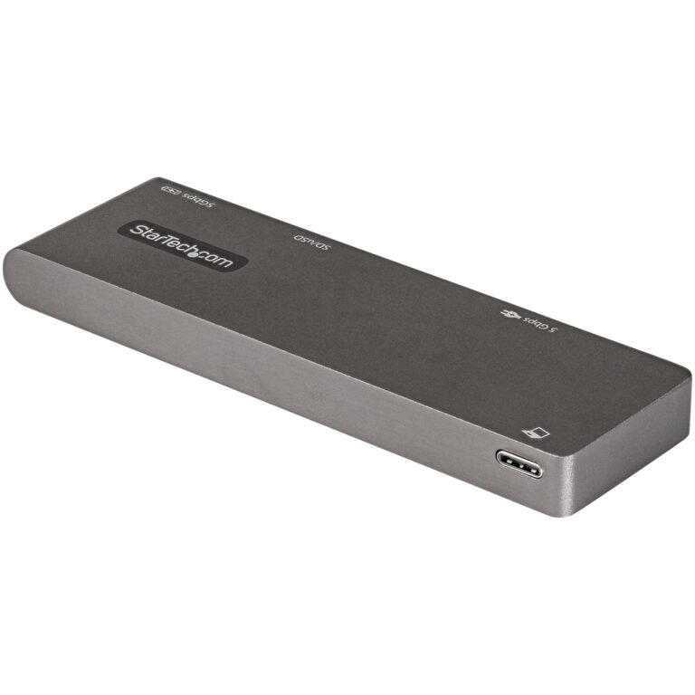 StarTech.com USB C Multiport Adapter for MacBook Pro/Air - USB Type-C to 4K HDMI, 100W Power Delivery Pass-through, SD/MicroSD