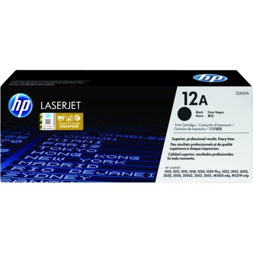 HP 12A Black Original LaserJet Toner Cartridge - Image 9