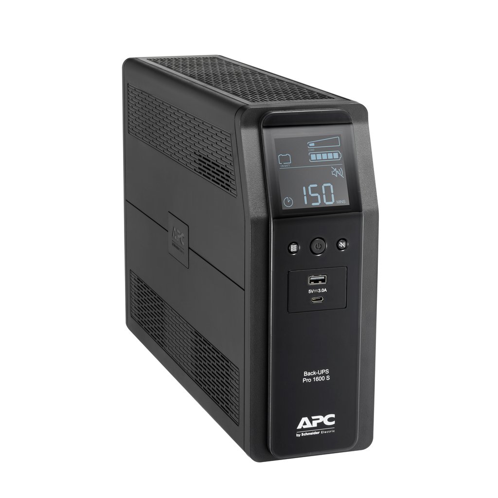 APC Back-UPS Pro, 1600VA/960W, Tower, 230V, 8x IEC C13 outlets, Sine Wave, AVR, USB Type A + C ports, LCD, User Replaceable Bat - Image 11