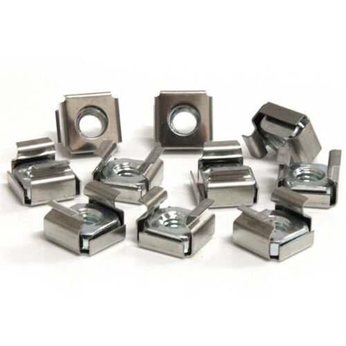 StarTech.com 50 Pkg M6 Cage Nuts for Server Rack Cabinet - Image 2