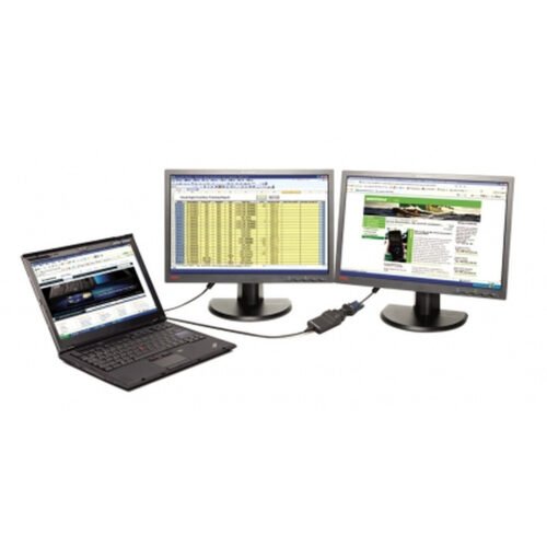 Lenovo USB 3.0 - DVI/VGA USB graphics adapter 2048 x 1152 pixels Black - Image 4