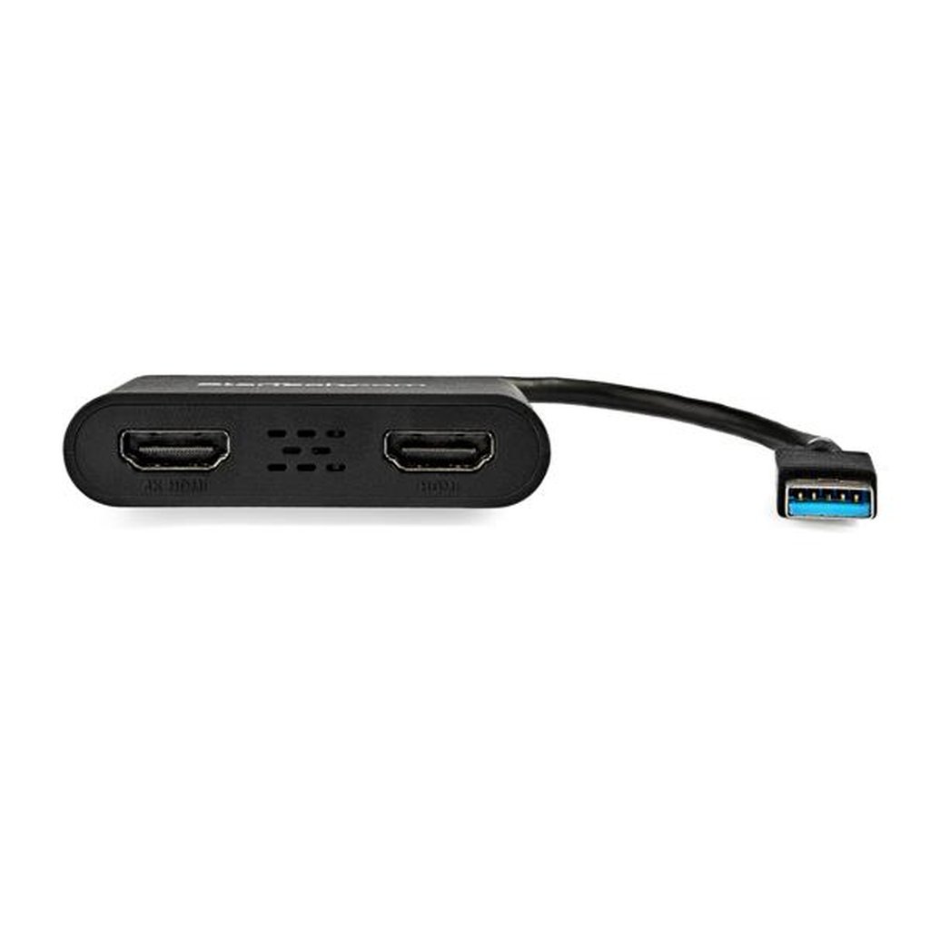 StarTech.com USB 3.0 to Dual HDMI Adapter, USB to 2x HDMI Monitor Converter for Windows (no support for macOS/ChromeOS/Linux) - - Image 2