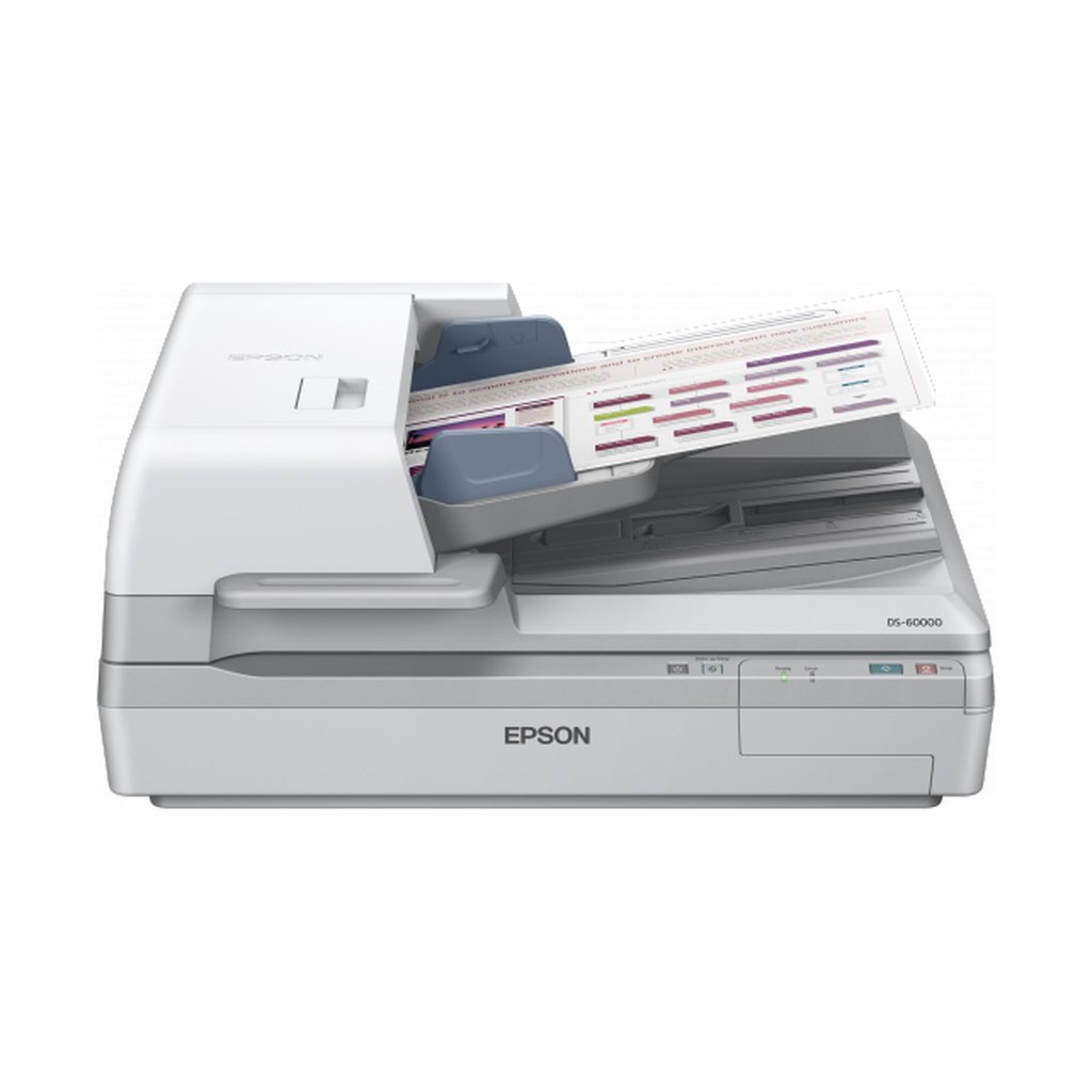 Epson WorkForce DS-60000 Flatbed & ADF scanner 600 x 600 DPI A3 White