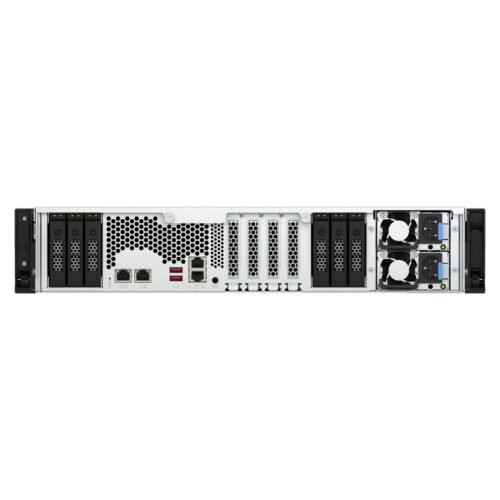 QNAP TS-H3077AFU-R7-64G NAS/storage server Rack (2U) AMD Ryzen™ 5 64 GB DDR5 0 TB QuTS hero Black, Metallic - Image 10