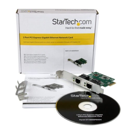StarTech.com Dual Port Gigabit PCI Express Server Network Adapter Card - PCIe NIC - Image 5
