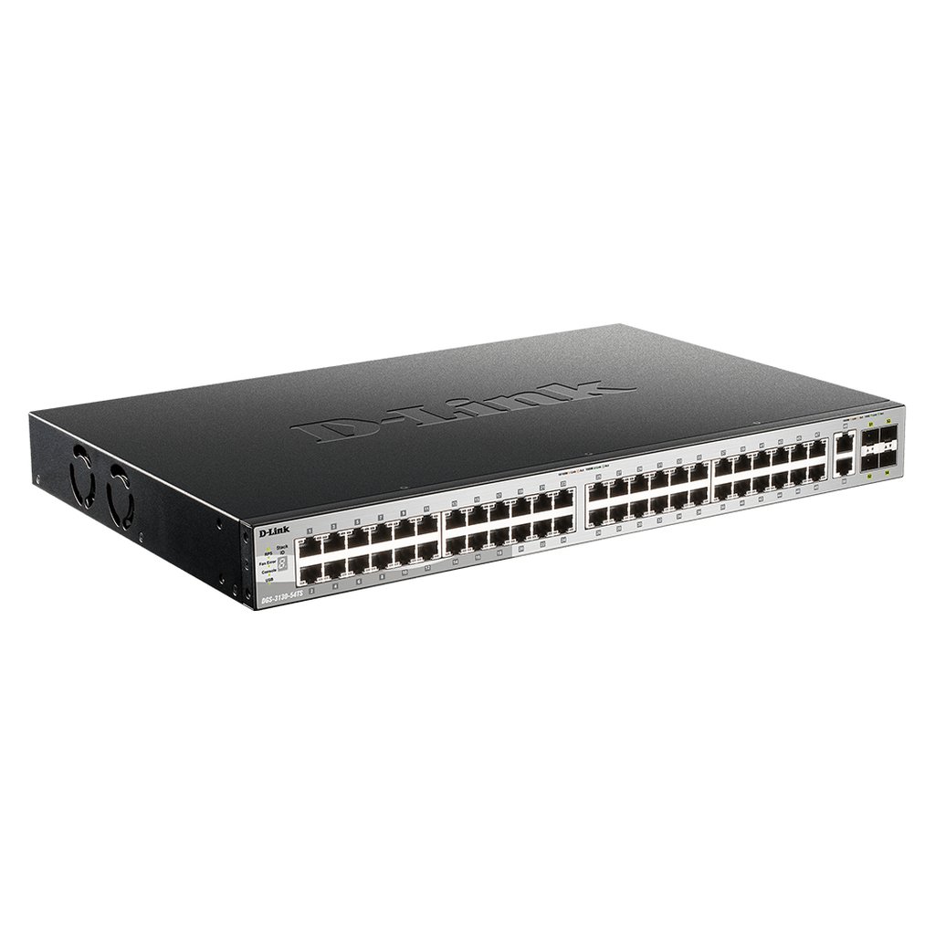 D-Link 48 x 10/100/1000BASE-T ports Layer 3 Stackable Managed Gigabit Switch - Image 2
