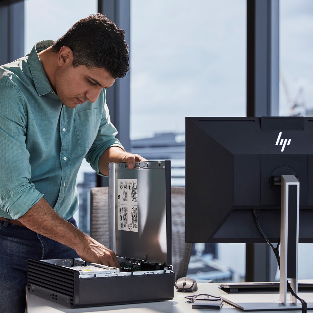 HP Elite SFF 800 G9 Intel® Core™ i7 i7-14700 16 GB DDR5-SDRAM 512 GB SSD NVIDIA T400 Windows 11 Pro PC Black - Image 3