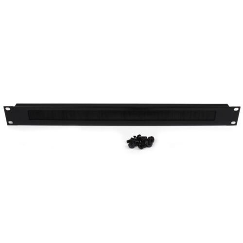 StarTech.com 1U High-density Brush Strip Cable Management Panel, Sturdy Steel Horizontal Data Centre Cable Organizer - Image 4