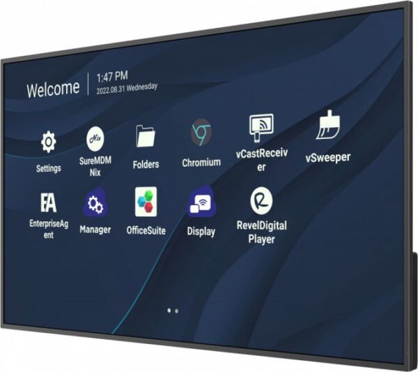 Viewsonic CDE4330 Signage Display 109.2 cm (43") Wi-Fi 450 cd/m² 4K Ultra HD Black Built-in processor Android 11 - Image 3