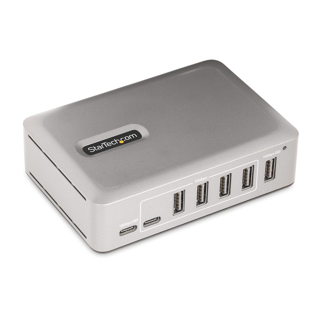 StarTech.com 7-Port USB-C Hub - 5x USB-A + 2x USB-C - Self-Powered w/65W Power Supply - USB 3.1 10Gbps - Desktop/Laptop USB Hub