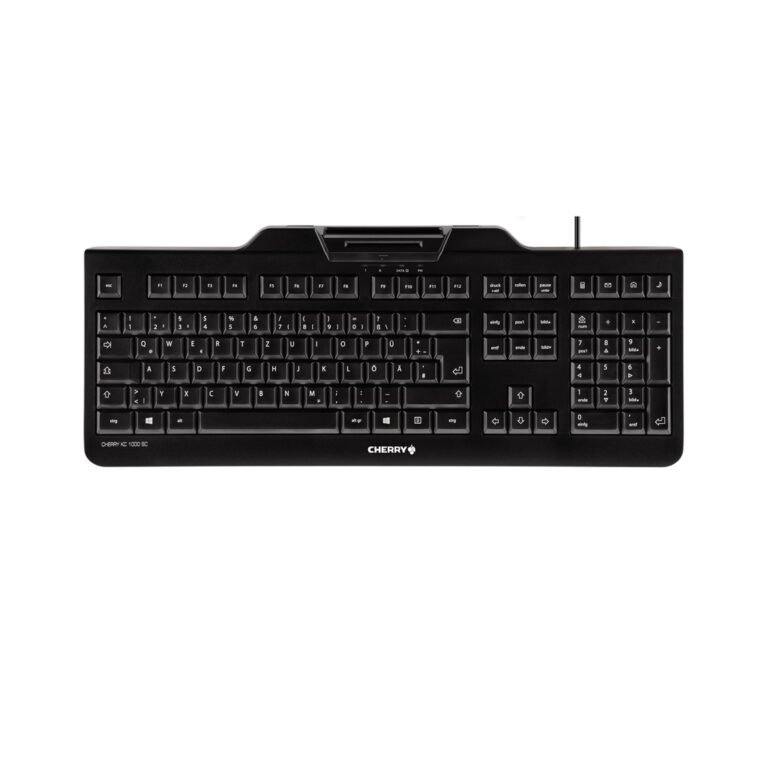 CHERRY KC 1000 SC keyboard Office USB QWERTY US English Black