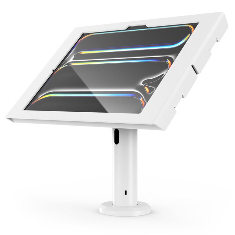 Compulocks iPad Pro M4 13" (2024), Apex Enclosure Tilting Stand 8" - White