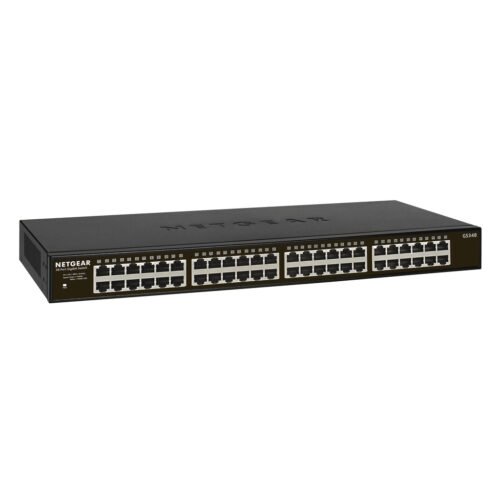 NETGEAR GS348 Unmanaged Gigabit Ethernet (10/100/1000) 1U Black - Image 2